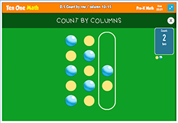 Count by row / column 10-15